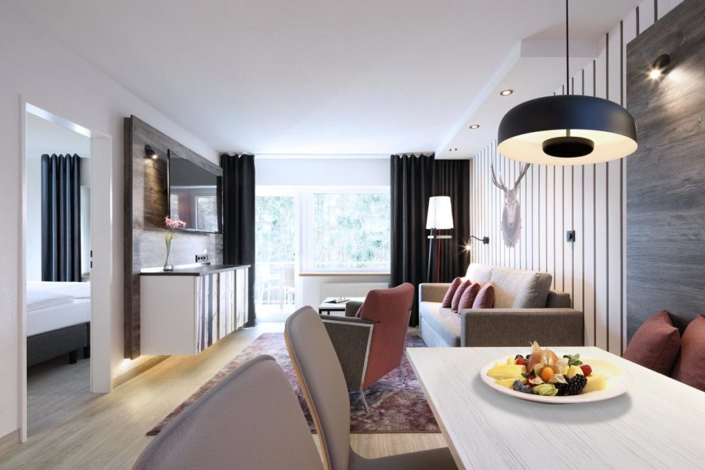 Hotelfotografie zimmer tisch altenberge